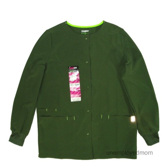 Scrubstar Jackets & Coats Olive Leaf Scrub Jacket Warm Up Medical